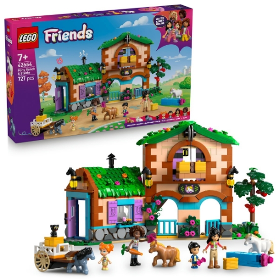 Imagine LEGO FRIENDS FERMA SI GRAJD PENTRU PONEI 42654 