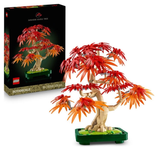 Imagine LEGO BOTANICALS BONSAI DE ARTAR JAPONEZ ROSU 10348