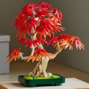 Imagine LEGO BOTANICALS BONSAI DE ARTAR JAPONEZ ROSU 10348