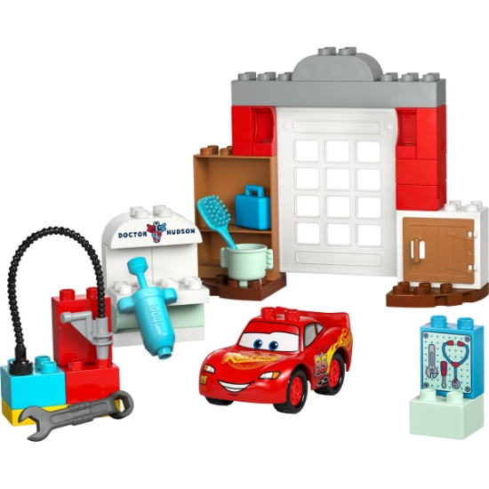 Imagine LEGO DUPLO VIZITA LUI MCQUEEN LA GARAJUL LUI DOC 10456