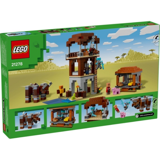 Imagine LEGO MINECRAFT AVANPOSTUL JEFUITORULUI SI DISTRUGATOR 21278
