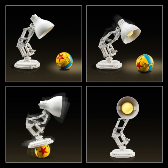 Imagine LEGO IDEAS DISNEY PIXAR LUXO JR 21357