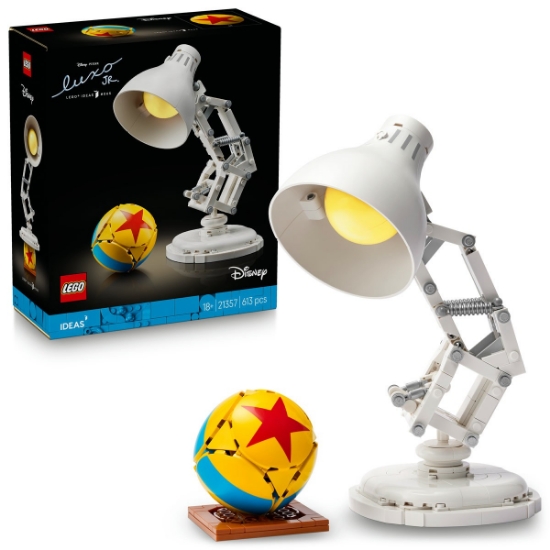 Imagine LEGO IDEAS DISNEY PIXAR LUXO JR 21357