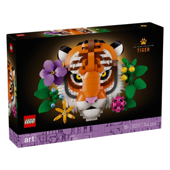 Imagine LEGO ART COLECTIA DE FAUNA TIGRU 31217