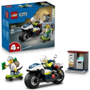 Imagine LEGO CITY URMARIRE CU MOTOCICLETA DE POLITIE 60455