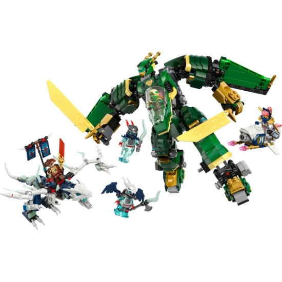 Imagine LEGO NINJAGO ROBOTUL AVION CU REACTIE AL LUI LLOYD 71845 