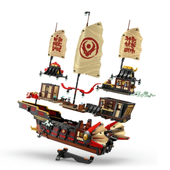 Imagine LEGO NINJAGO NAVA BOUNTY A TEMPLULUI 71848 