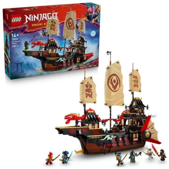 Imagine LEGO NINJAGO NAVA BOUNTY A TEMPLULUI 71848 