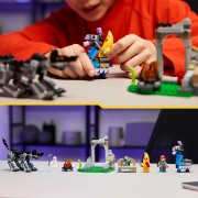 Imagine LEGO FORTNITE TABARA LUI PEELY SI SPARKPLUG 77075