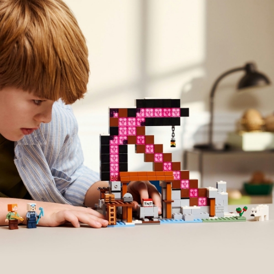 Imagine LEGO MINECRAFT MINA TARNACOP 21277