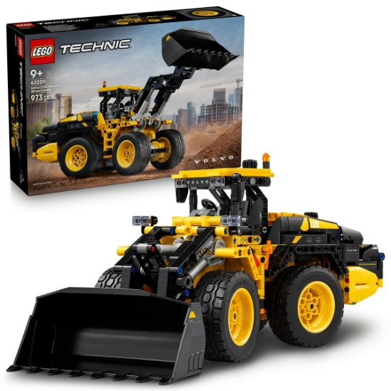 Imagine LEGO TECHNIC INCARCATOR FRONTAL VOLVO L120 ELECTRIC 42209