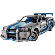 Imagine LEGO TECHNIC 2 FAST 2 FURIOUS NISSAN SKYLINE GT-R R34 42210