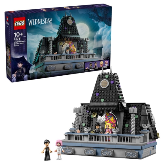 Imagine LEGO WEDNESDAY DORMITORUL LUI WEDNESDAY SI AL LUI EMID 76781