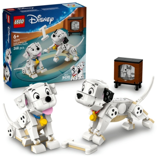 Imagine LEGO DISNEY CATELUSII LUCKY SI PENNY DIN 101 DALMATIENI 43271