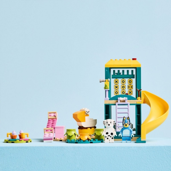 Imagine LEGO BLUEY DISTRACTIE LA LOCUL DE JOACA CU BLUE SI CHLOE 11201