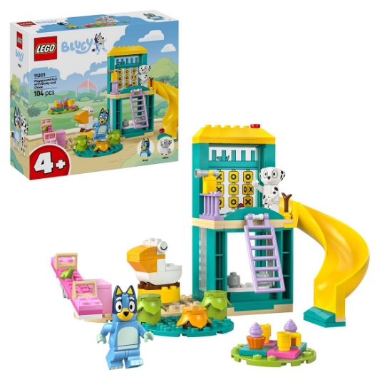 Imagine LEGO BLUEY DISTRACTIE LA LOCUL DE JOACA CU BLUE SI CHLOE 11201
