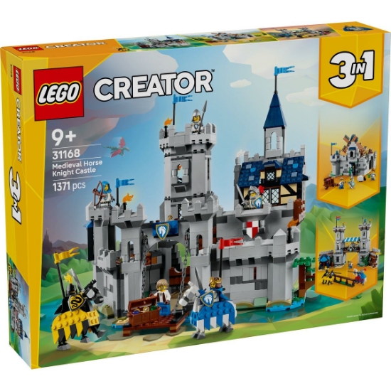 Imagine LEGO CREATOR CASTEL MEDIEVAL CU CAI SI CAVALERI 31168
