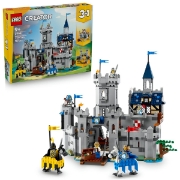 Imagine LEGO CREATOR CASTEL MEDIEVAL CU CAI SI CAVALERI 31168
