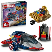 Imagine LEGO MARVEL RAZBUNATORII CAPITANUL AMERICA VS THANOS 76319