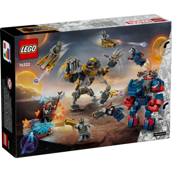 Imagine LEGO MARVEL RAZBUNATORII THOR VS CHITAURI SFARSITUL JOCULUI 76322