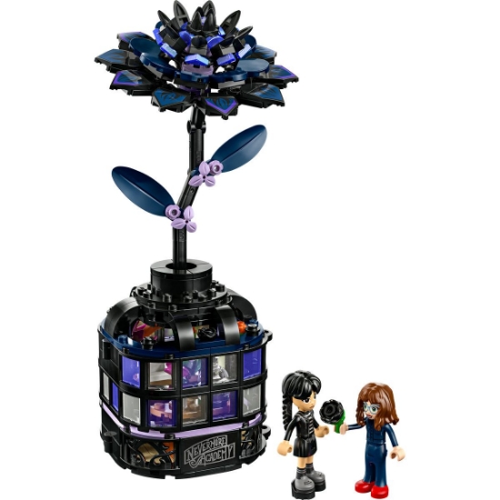 Imagine LEGO WEDNESDAY FLOARE DE DALIE NEAGRA 76784