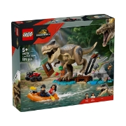 Imagine LEGO JURASSIC WORLD RENASTEREA EVADARE PE RAU DIN CALEA UNUI T REX 76975
