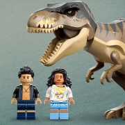 Imagine LEGO JURASSIC WORLD RENASTEREA EVADARE PE RAU DIN CALEA UNUI T REX 76975
