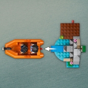 Imagine LEGO JURASSIC WORLD RENASTEREA EVADARE PE RAU DIN CALEA UNUI T REX 76975