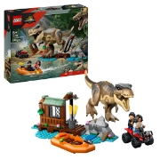 Imagine LEGO JURASSIC WORLD RENASTEREA EVADARE PE RAU DIN CALEA UNUI T REX 76975