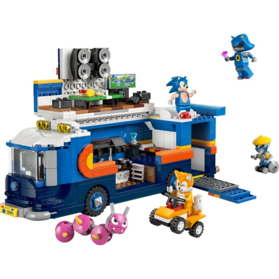 Imagine LEGO SONIC CAMIONUL DE COMANDA AL ECHIPEI SONIC 77006 