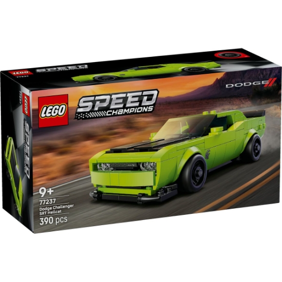 Imagine LEGO SPEED CHAMPIONS MASINA SPORT DODGE CHALLENGER SRT HELLCAT 77237