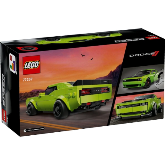 Imagine LEGO SPEED CHAMPIONS MASINA SPORT DODGE CHALLENGER SRT HELLCAT 77237