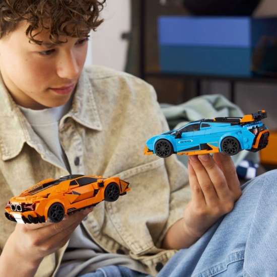 Imagine LEGO SPEED CHAMPIONS LAMBORGHINI REVUELTO SI HURACAN STO 77238 