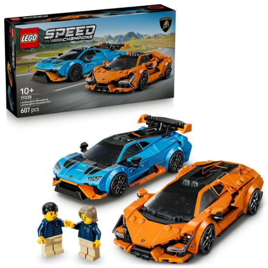Imagine LEGO SPEED CHAMPIONS LAMBORGHINI REVUELTO SI HURACAN STO 77238 