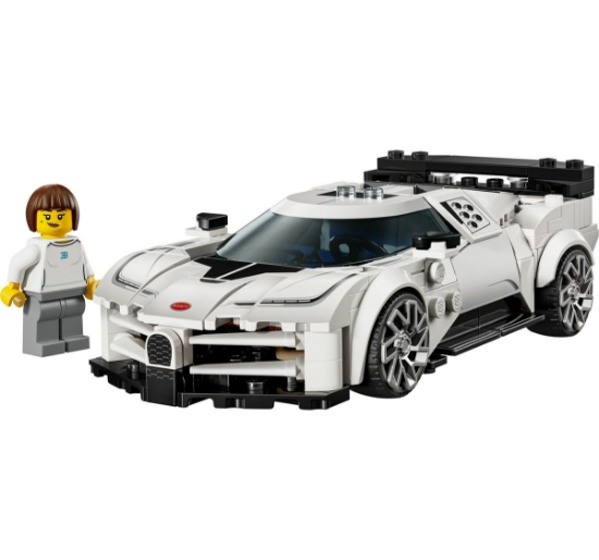 Imagine LEGO SPEED CHAMPIONS HIPERMASINA SPORT BUGATTI CENTODIECI 77240