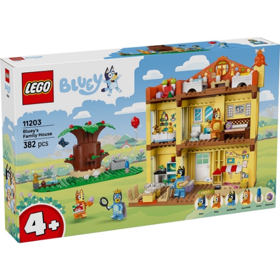 Imagine LEGO BLUEY CASA FAMILIEI LUI BLUE 11203 