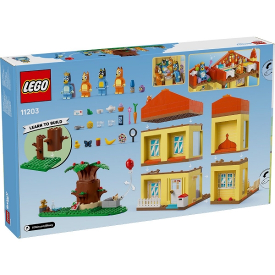 Imagine LEGO BLUEY CASA FAMILIEI LUI BLUE 11203 