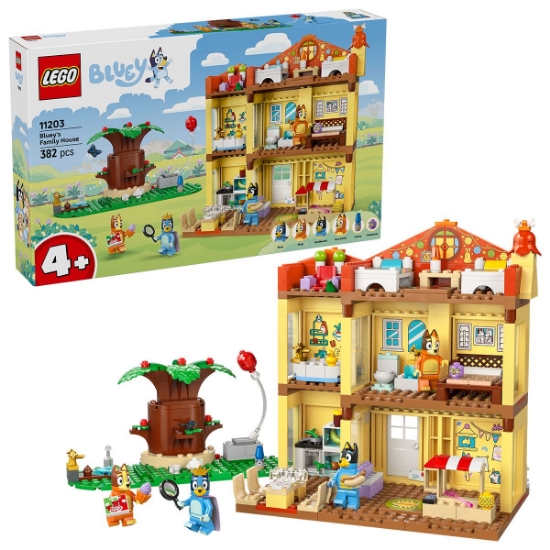 Imagine LEGO BLUEY CASA FAMILIEI LUI BLUE 11203 