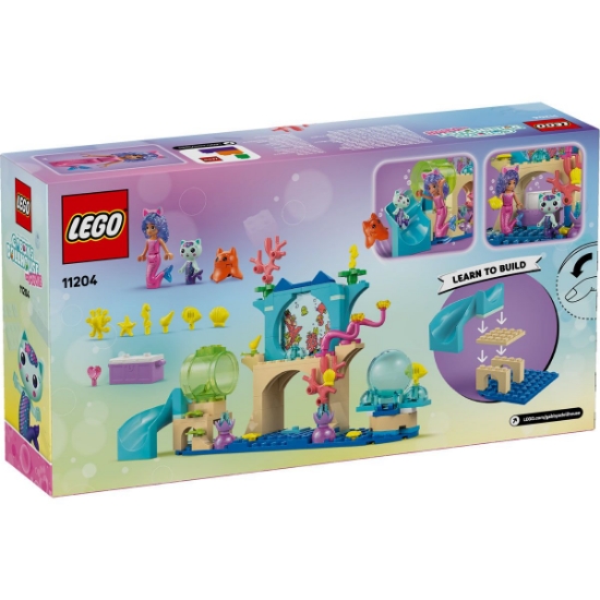 Imagine LEGO GABBYS DOLLHOUSE FILMUL AVENTURILE IN ACVARIU ALE SIRENEI GABBY 11204 