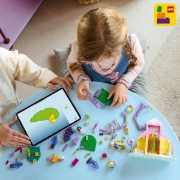 Imagine LEGO GABBYS DOLLHOUSE FILMUL MUNTELE DE DULCIURI SI GRADINA LUI KITTY 11205 