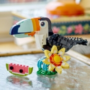 Imagine LEGO CREATOR ANIMALE SALBATICE TUCAN TROPICAL 31173 