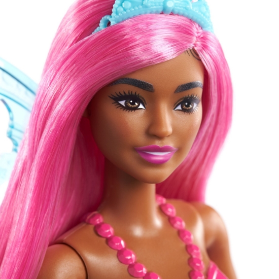 Imagine BARBIE PAPUSA BARBIE ZANA CU PAR ROZ