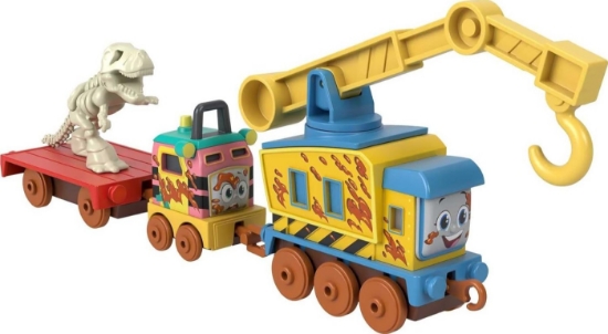 Imagine Thomas locomotiva cu vagon Push Along Dino