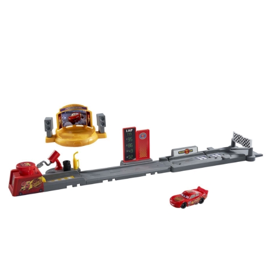 Imagine Cars set de joacă pistă de lansare și mașinuța Fulger McQueen