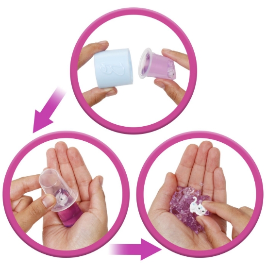 Imagine BARBIE SET PARTY UNBOXED REVEAL PAPUSA BARBIE VIOLET CU 10 ACCESORII SURPRIZA