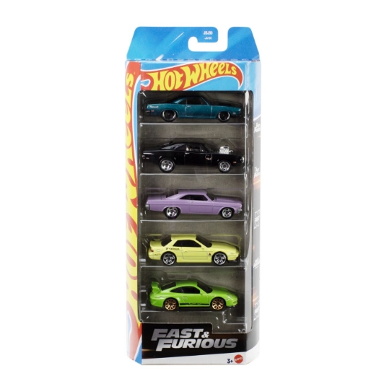 Imagine Set 5 mașini Hot Wheels Fast and Furious
