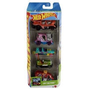 Imagine Set 5 mașini Hot Wheels HW Fun Park
