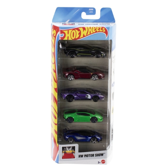 Imagine Set 5 mașini Hot Wheels HW Motor Show