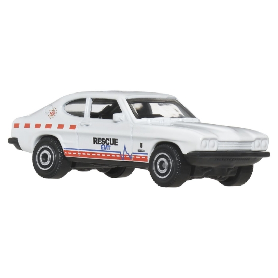 Imagine Matchbox set 5 mașinuțe metalice Rescue EMT scara 1:64