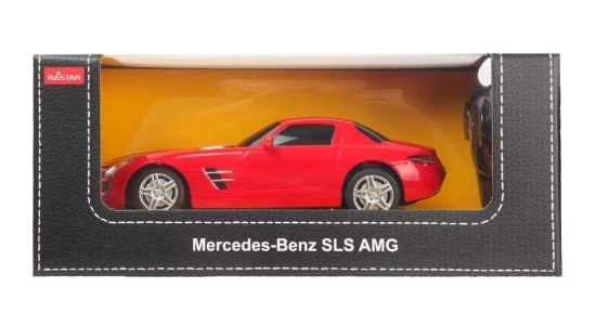Imagine MASINA CU TELECOMANDA MERCEDES-BENZ SLS AMG ROSU SCARA 1 LA 24